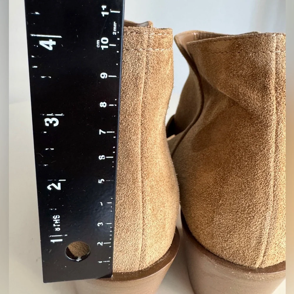 Gianvito Rossi *NEW* Suede Buckle Leather Booties- Size 36.5/ US 6.5 - Picture 4 of 12